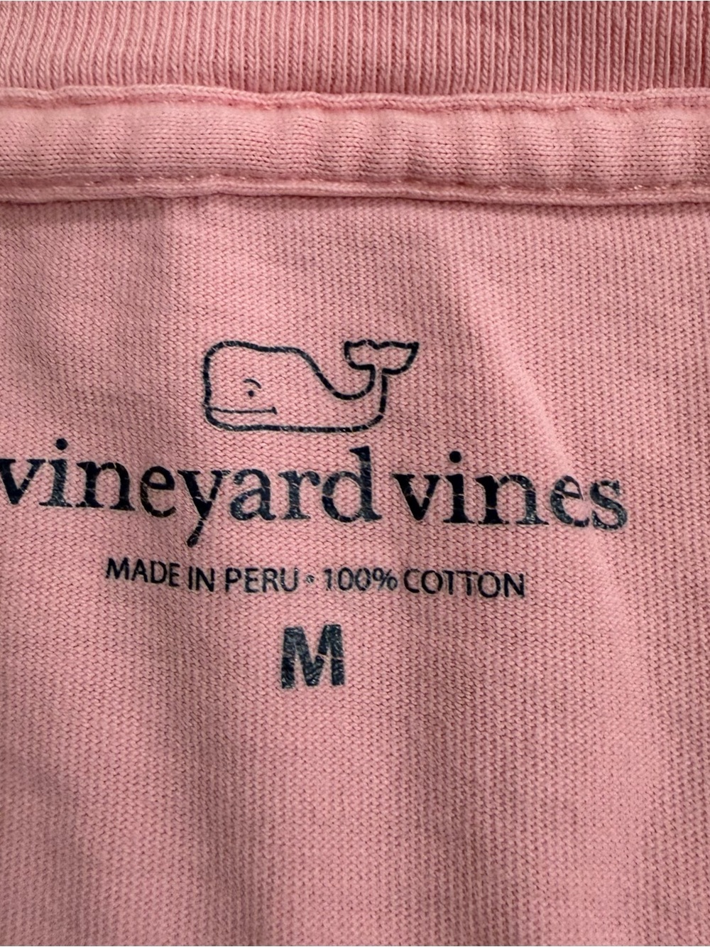 Vineyard Vines Men’s Light Pink Long-Sleeve Pocket Tee - Picture 4 of 4
